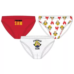   Sam a tűzoltó Flame gyerek fehérnemű, alsó 3 darab/csomag 7 - 8 év / 122 - 128 cm