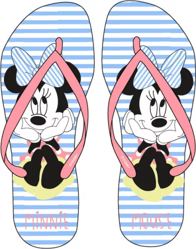 Disney Minnie Blue Bow gyerek papucs, Flip-Flop 26/27