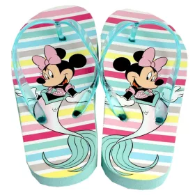 Disney Minnie Mermaid Blue gyerek papucs, Flip-Flop 30/31
