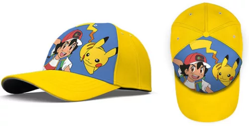 Pokémon Elements Yellow gyerek baseball sapka 54 cm