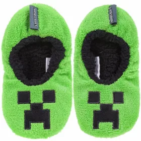 Minecraft Creeper gyerek téli papucs 37/38
