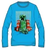 Minecraft Block Blaster sötétben világító gyerek hosszú ujjú póló, felső 10 év / 140 cm