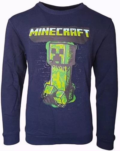 Minecraft Green Menace gyerek pulóver 12 év / 152 cm