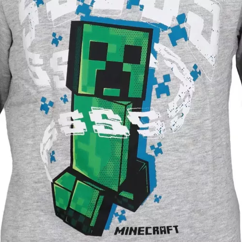 Minecraft Grey gyerek pulóver 12 év / 152 cm