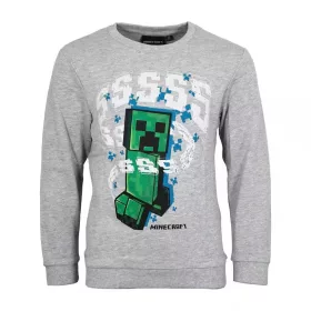 Minecraft Grey gyerek pulóver 6 év / 116 cm