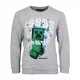 Minecraft Grey gyerek pulóver 6 év / 116 cm