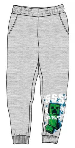 Minecraft Grey gyerek hosszú nadrág, jogging alsó 8 év / 128 cm