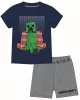 Minecraft TNT Blast gyerek rövid pizsama 9 év / 134 cm