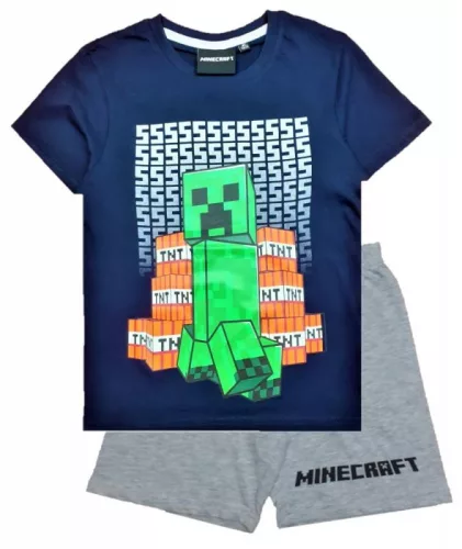 Minecraft TNT Blast gyerek rövid pizsama 9 év / 134 cm