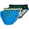 Minecraft Creeper gyerek fehérnemű, alsó 3 darab/csomag 9 év / 134 cm