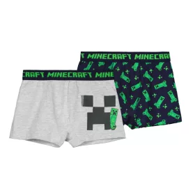   Minecraft Creeper Combo gyerek boxeralsó 2 darab/csomag 8 év / 128 cm