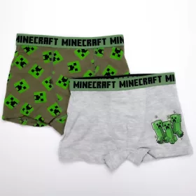   Minecraft Squad gyerek boxeralsó 2 darab/csomag 6 év / 116 cm