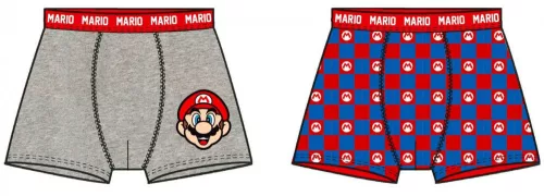 Super Mario Power gyerek boxeralsó 2 darab/csomag 10 év / 140 cm