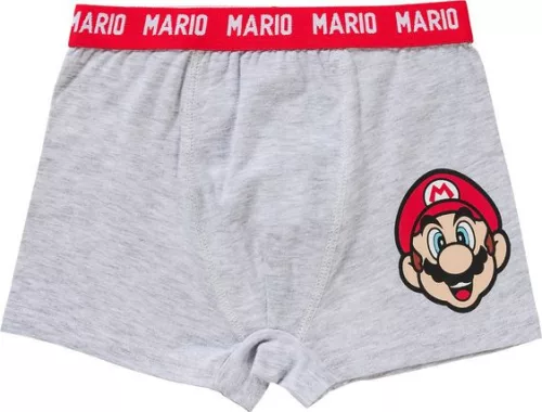 Super Mario Power gyerek boxeralsó 2 darab/csomag 8 év / 128 cm