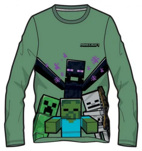 Minecraft Mobs gyerek hosszú ujjú póló, felső 6 év / 116 cm
