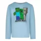 Minecraft Trio Blue gyerek hosszú ujjú póló, felső 6 év / 116 cm