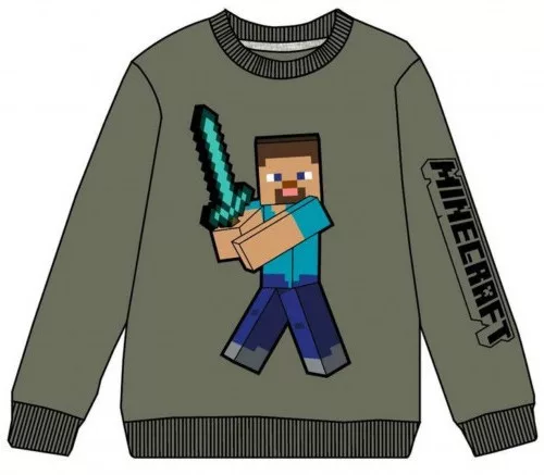 Minecraft Pixel Sword gyerek pulóver 12 év / 152 cm