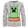 Minecraft Grey gyerek kötött pulóver 8 év / 128 cm