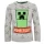 Minecraft Grey gyerek kötött pulóver 8 év / 128 cm