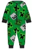 Minecraft Emerald gyerek hosszú pizsama, overál 7 - 8 év / 122 - 128 cm