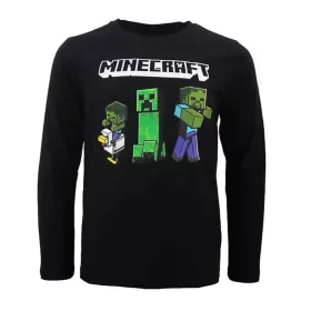   Minecraft Dark Trio gyerek hosszú ujjú póló, felső 11 év / 146 cm