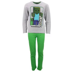 Minecraft Create gyerek hosszú pizsama 12 év / 152 cm