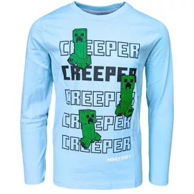  Minecraft Creeper gyerek hosszú ujjú póló, felső 12 év / 152 cm