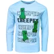 Minecraft Creeper gyerek hosszú ujjú póló, felső 9 év / 134 cm