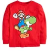 Super Mario Yoshi gyerek hosszú ujjú póló, felső 10 - 11 év / 140 - 146 cm