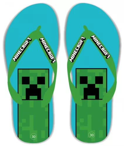 Minecraft Blue gyerek papucs, Flip-Flop 33/34
