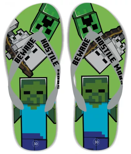 Minecraft Beware gyerek papucs, Flip-Flop 33/34