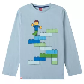  Lego Block Light Blue gyerek hosszú ujjú póló, felső 4 év / 104 cm