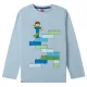 Lego Block Light Blue gyerek hosszú ujjú póló, felső 8 év / 128 cm