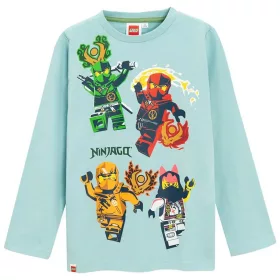  Lego Ninjago Battle Blue gyerek hosszú ujjú póló, felső 4 év / 104 cm