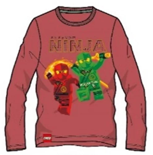 Lego Ninjago Be Ninja Red gyerek hosszú ujjú póló, felső 5 év / 110 cm