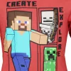Minecraft Create Red gyerek hosszú ujjú póló, felső 8 év / 128 cm