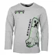 Minecraft Create Grey gyerek hosszú ujjú póló, felső 8 év / 128 cm