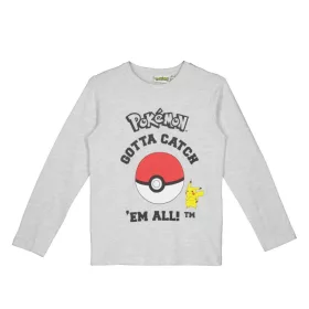   Pokémon Catch gyerek hosszú ujjú póló, felső 10 év / 140 cm