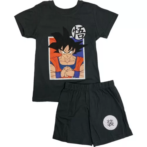 Dragon Ball Saiyan Black gyerek rövid pizsama 10 év / 140 cm