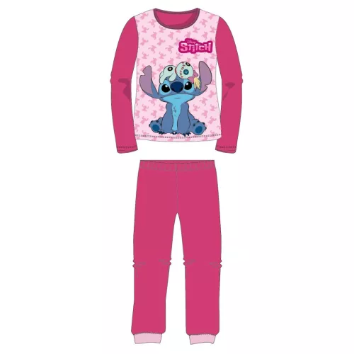 Disney Lilo és Stitch, A csillagkutya Scrump Pink gyerek hosszú pizsama 6 év / 116 cm