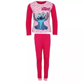   Disney Lilo és Stitch, A csillagkutya Scrump Pink gyerek hosszú pizsama 8 év / 128 cm