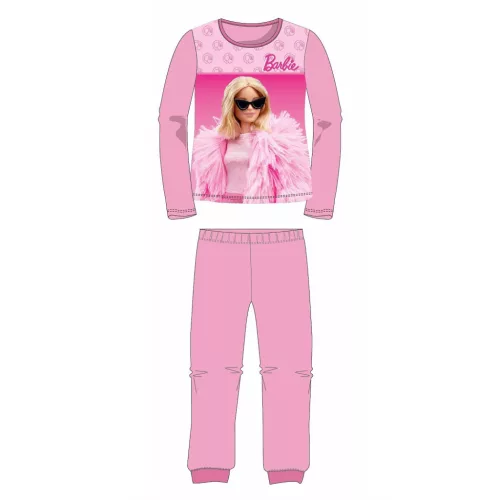 Barbie Elegant Light Pink gyerek hosszú pizsama 6 év / 116 cm