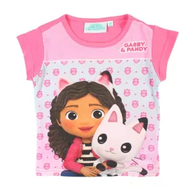   Gabi babaháza Pandy Pink gyerek rövid póló, felső 6 év / 116 cm