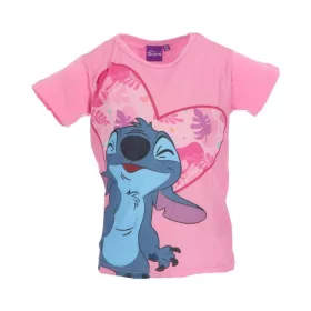   Disney Lilo és Stitch, A csillagkutya Fun Light Pink gyerek rövid póló, felső 6 év / 116 cm