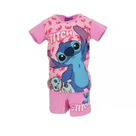   Disney Lilo és Stitch, A csillagkutya Scrump Pink gyerek rövid pizsama 5 év / 110 cm