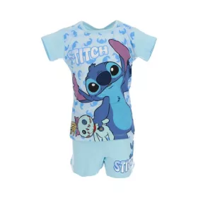   Disney Lilo és Stitch, A csillagkutya Scrump Blue gyerek rövid pizsama 6 év / 116 cm