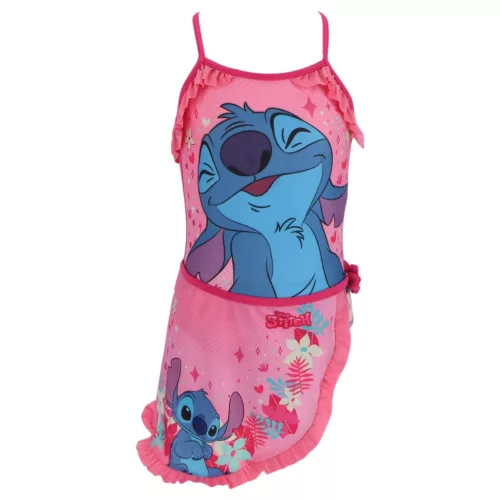 Disney Lilo és Stitch, A csillagkutya Pink gyerek fürdőruha és sarong szett 7 - 8 év / 122 - 128 cm