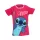 Disney Lilo és Stitch, A csillagkutya Surprised Pink gyerek rövid póló, felső 4 év / 104  cm