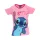 Disney Lilo és Stitch, A csillagkutya Surprised Light Pink gyerek rövid póló, felső 4 év / 104  cm