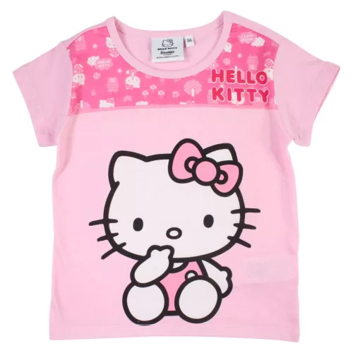Hello Kitty Cutie Light Pink gyerek rövid pizsama 3 év / 98 cm